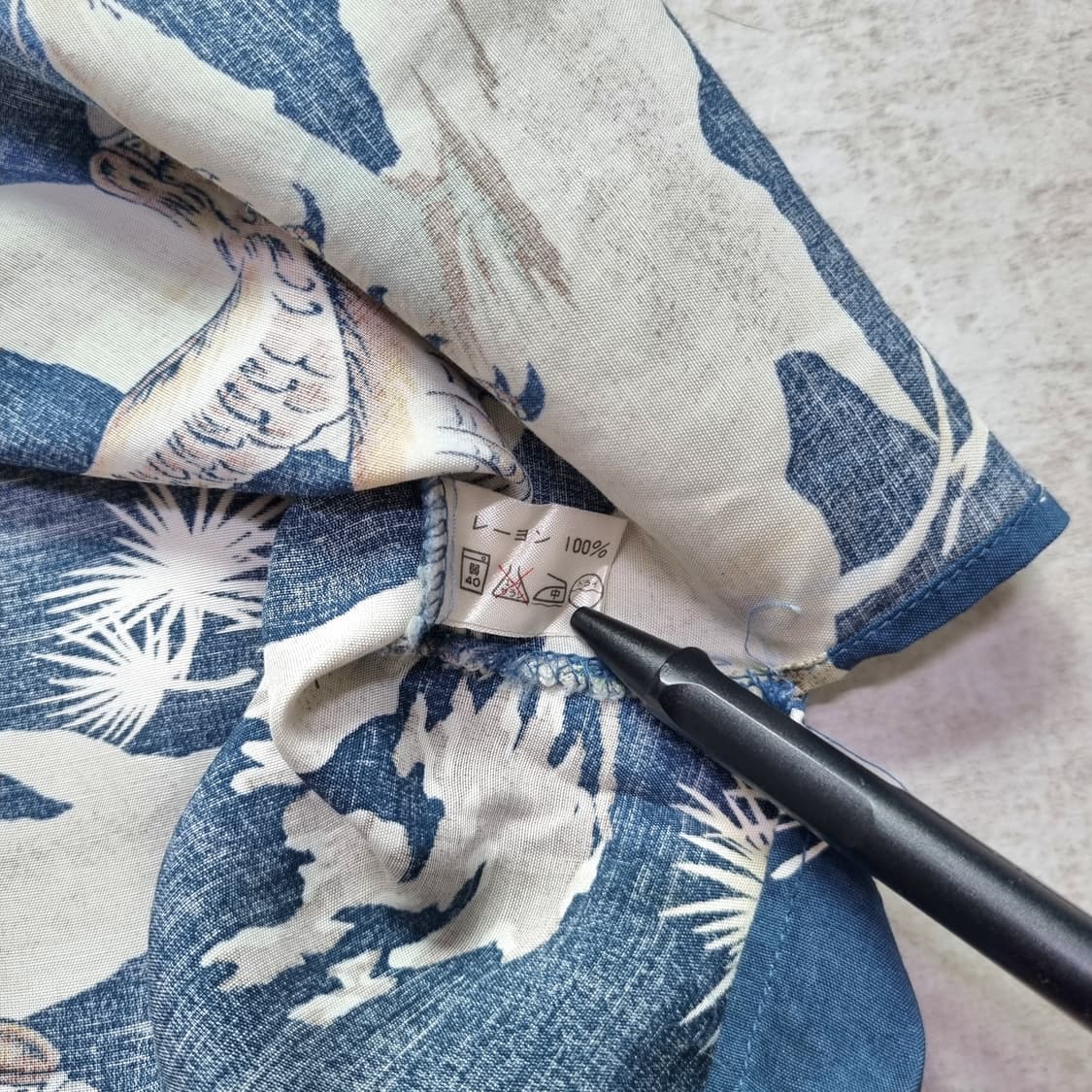80s Paradise Found Hawaiian Shirt L sz 상품이미지4