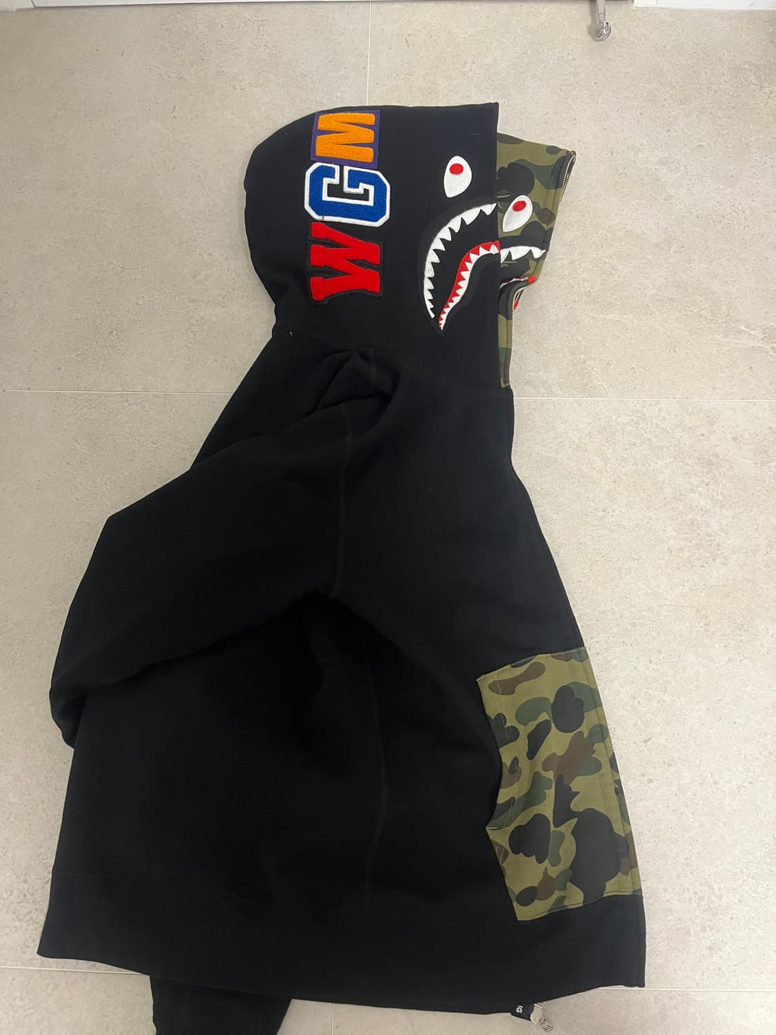 베이프 더블 후드집업 상품이미지1