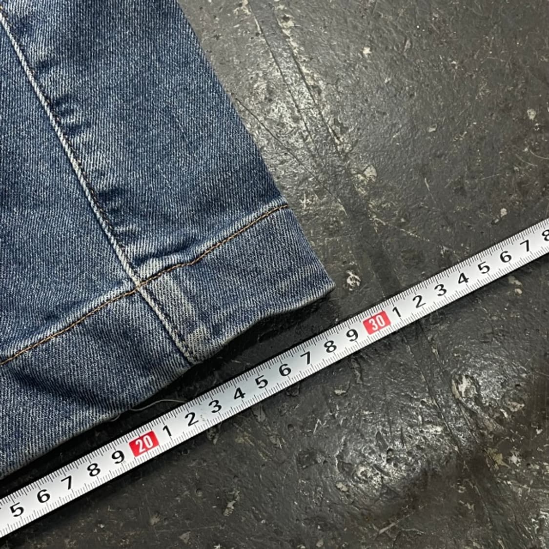 30 라코스테 와이드 데님팬츠 상품이미지6