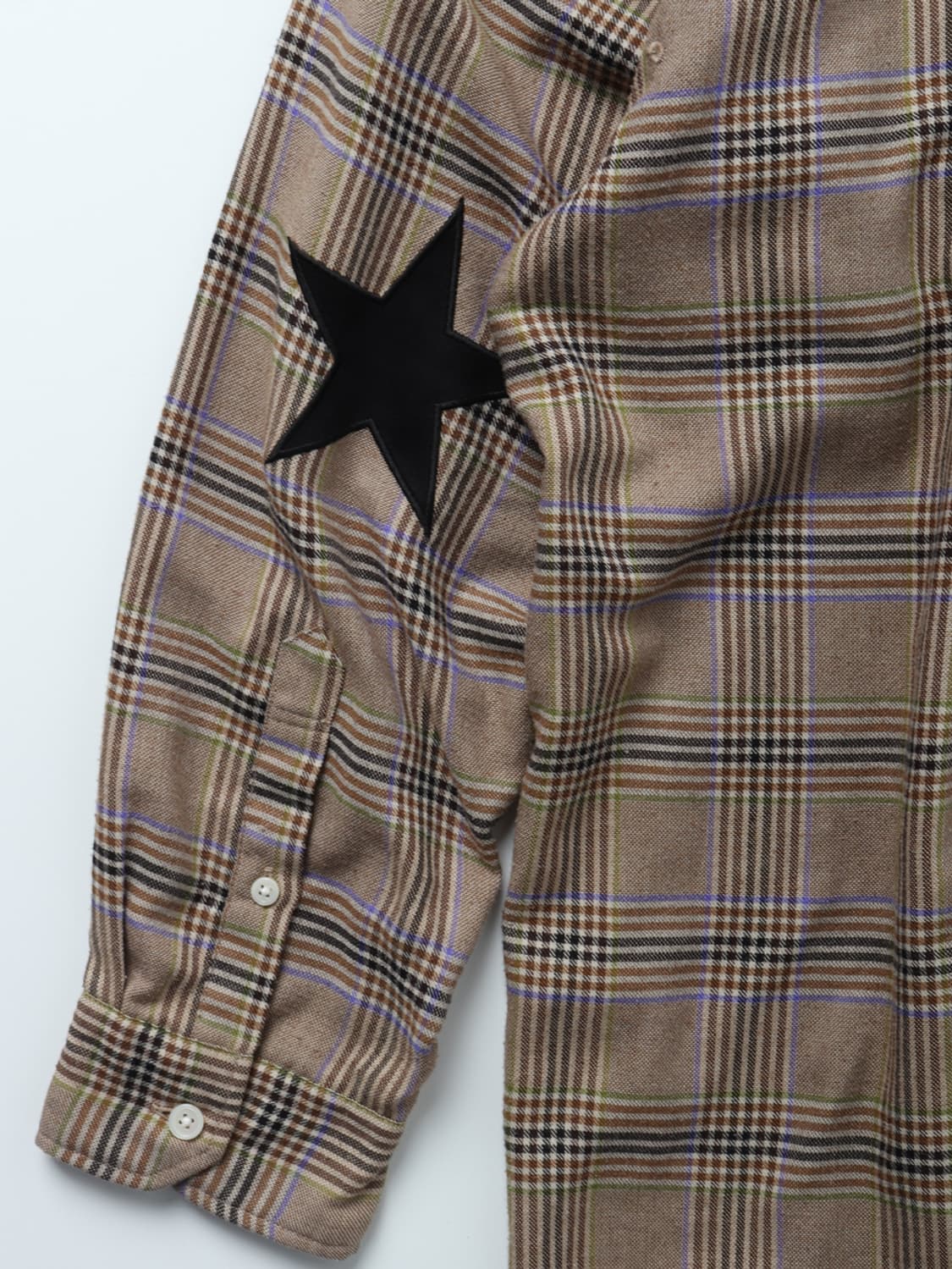 SOPHNET. STAR ELBOW PATCHED BAGGY SHIRT 상품이미지9