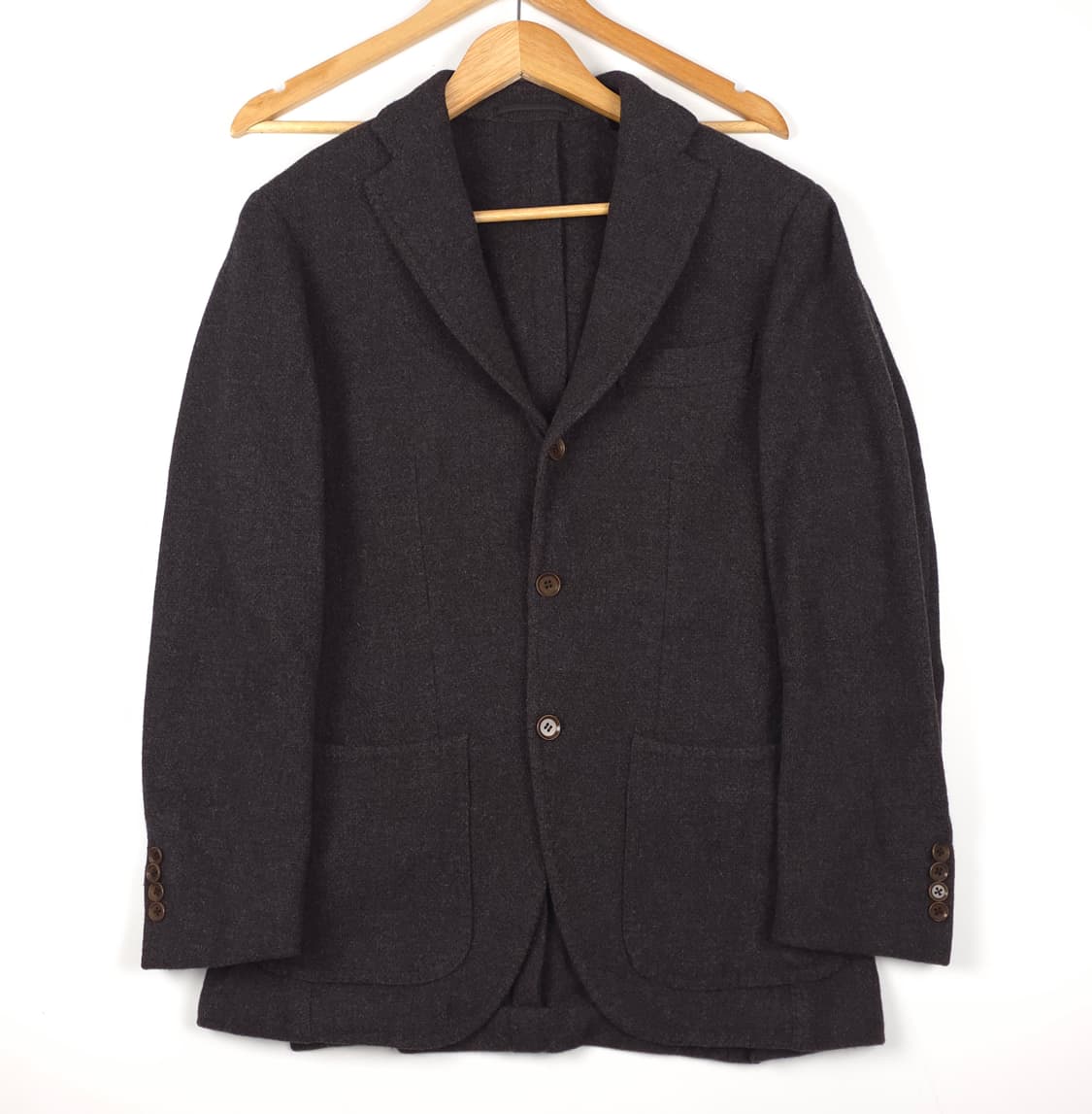 링 자켓 싱글버튼 울 자켓 브라운 46R(S) 상품이미지1