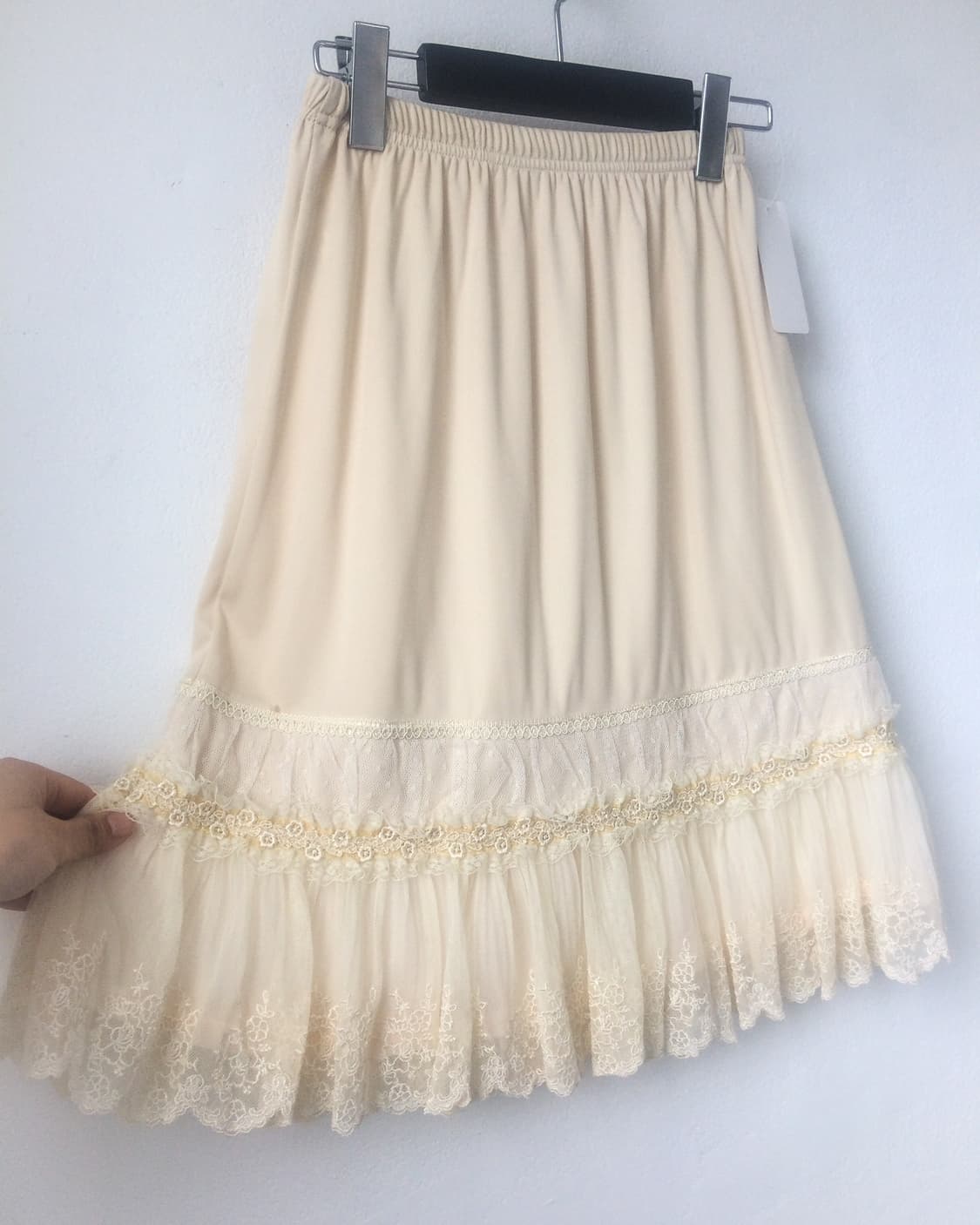 Lace point midi skirt 상품이미지2