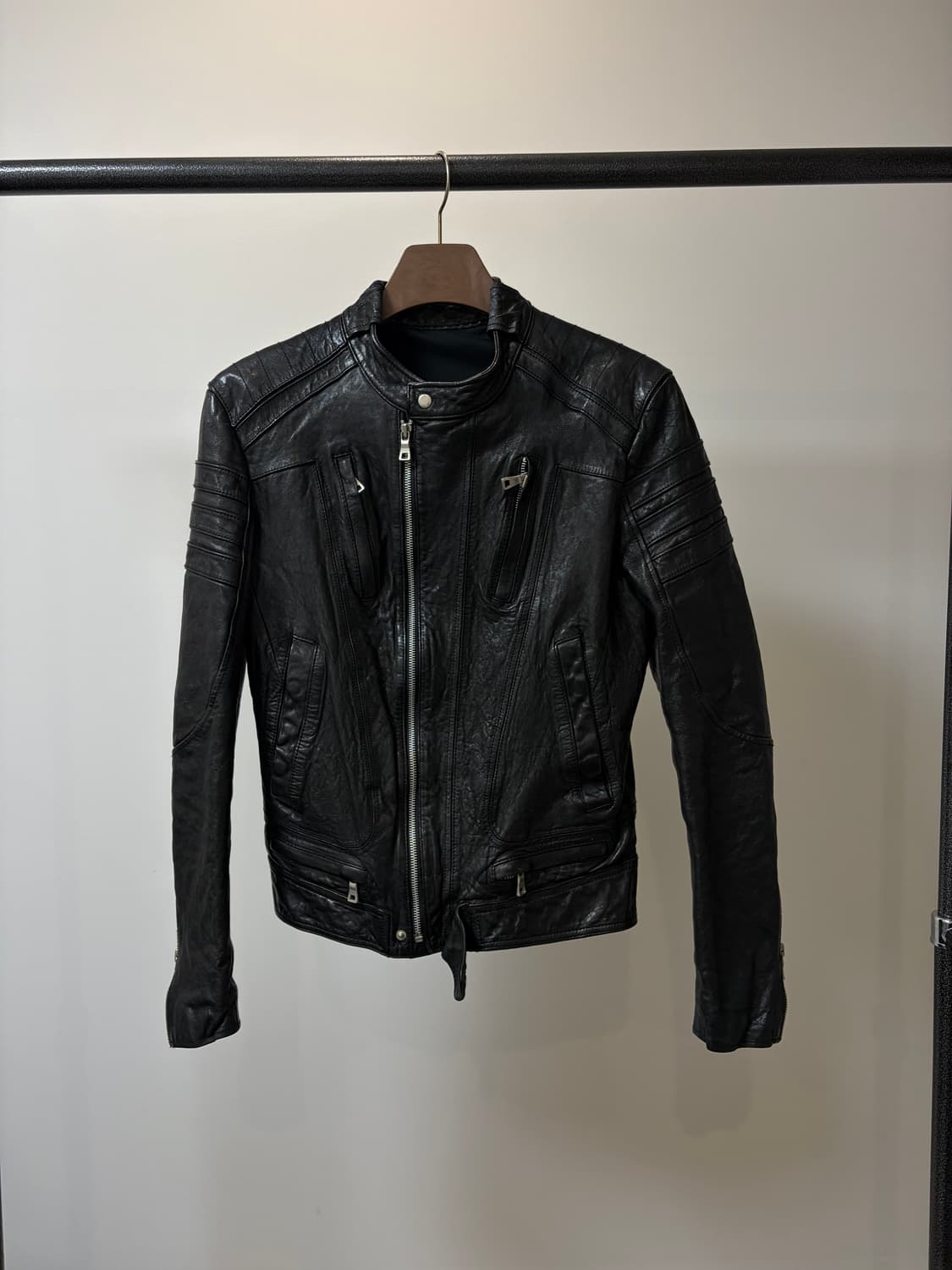 (100) 이탈리아 램스킨 락시크 양가죽 자켓 상품이미지2