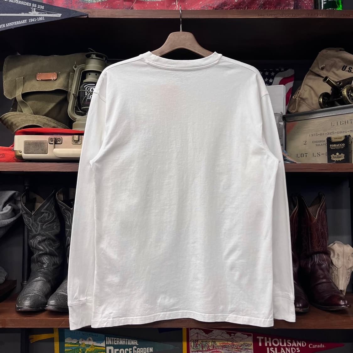 칼하트 WIP 스몰 로고 롱슬리브 워크 웨어 N463 상품이미지2