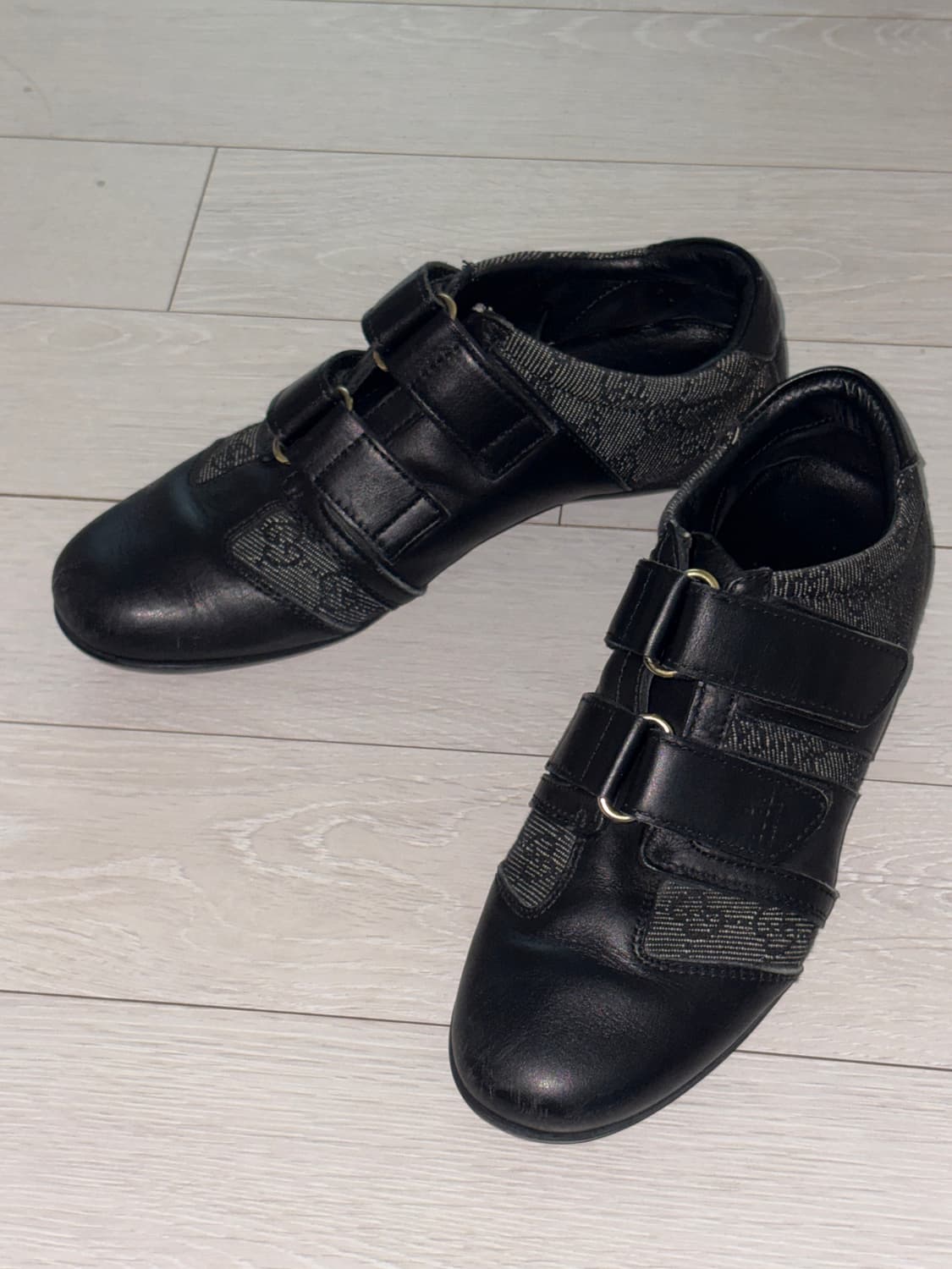 00s Gucci monogram velcro sneakers 상품이미지1