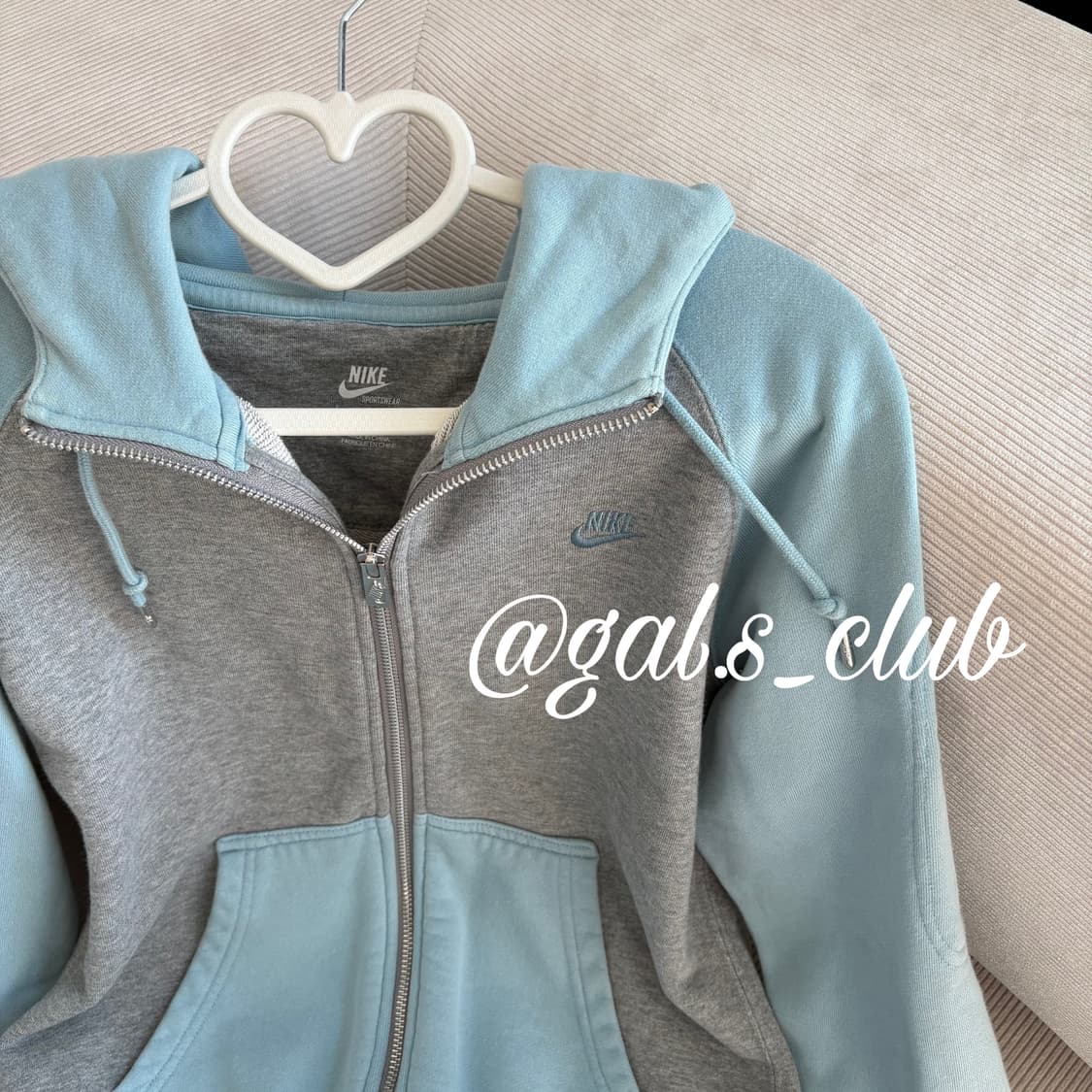Nike soda gray hood zip-up 나이키 후드집업 상품이미지2
