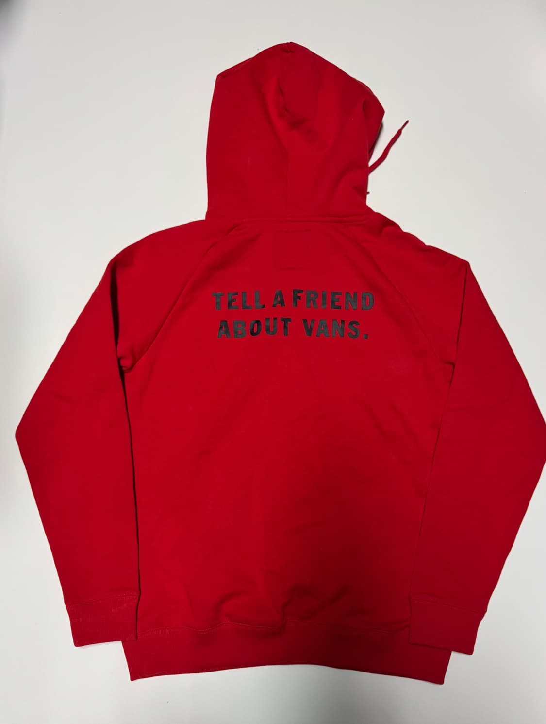 반스 Vans 스태프 스웻 기모 후드티 L 레드 상품이미지2