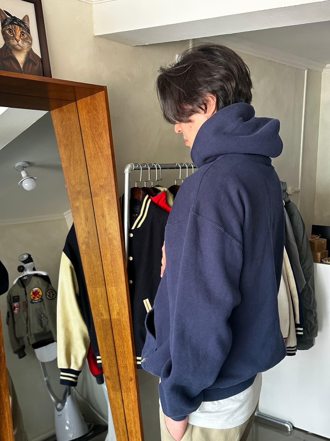 90’s russell blank hoodie  상품이미지1