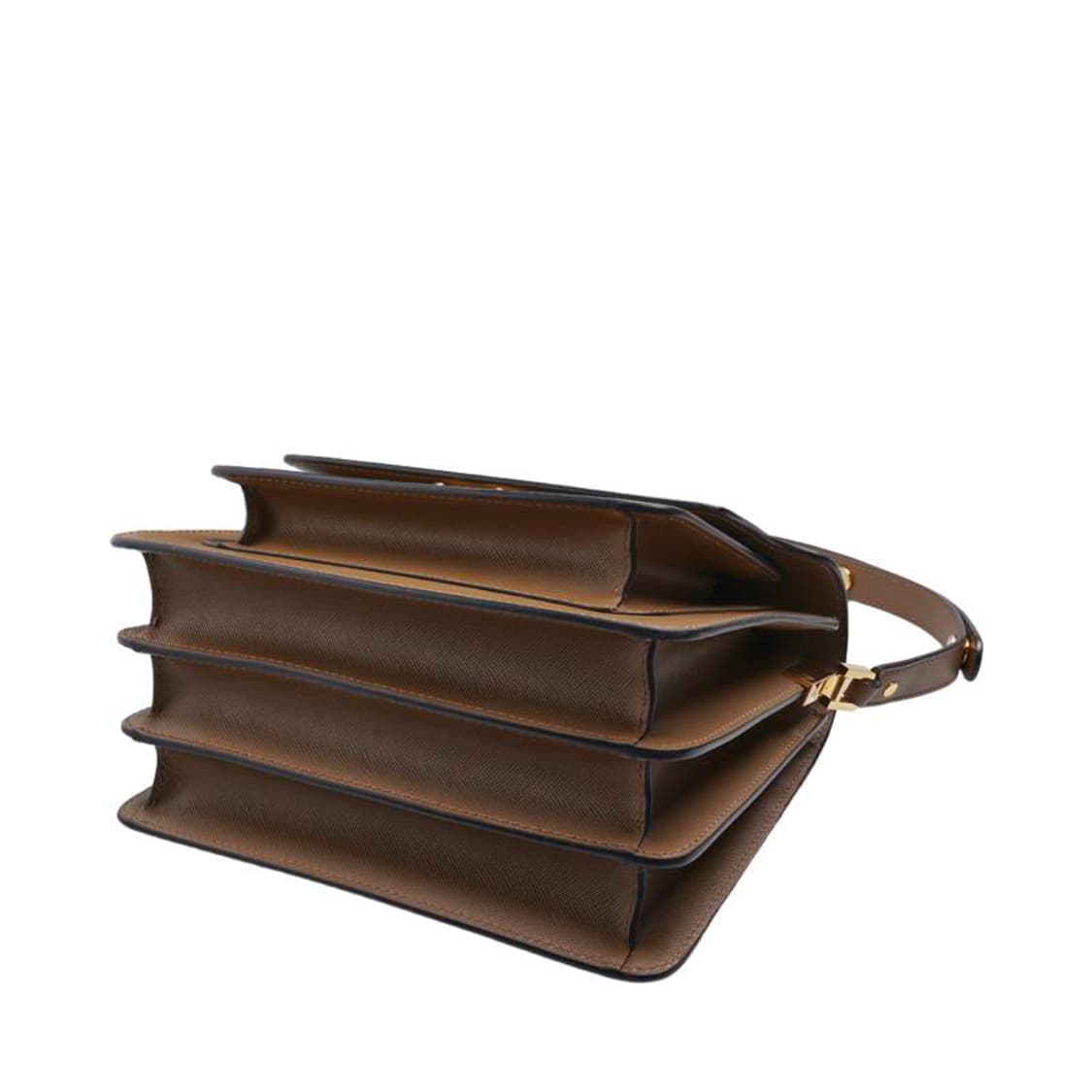 (중고) 마르니 브라운 사피아노 트렁크 미듐 숄더백 상품이미지3