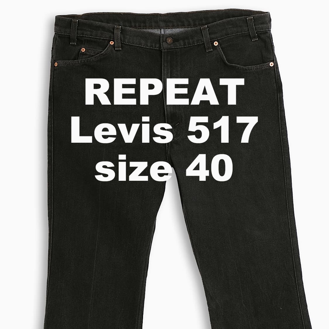 빈티지 리바이스 517 흑청 90s USA 40 인치 LV5174201 상품이미지1