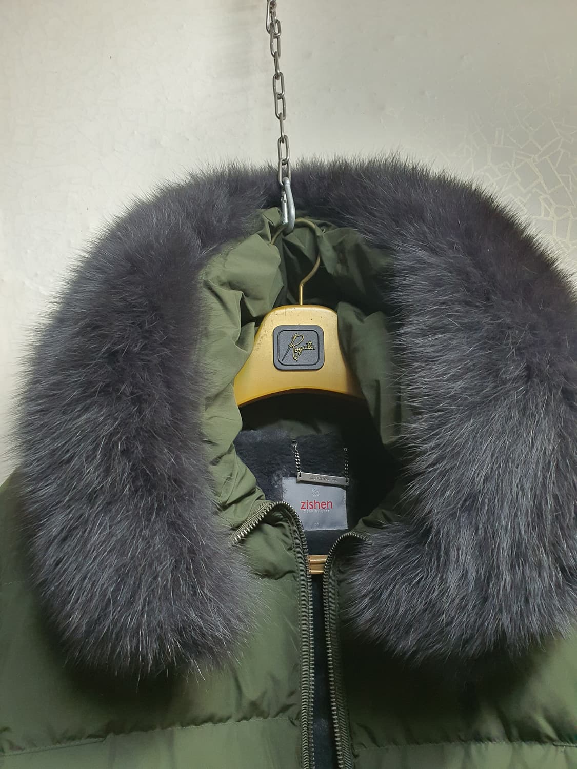 지센 덕다운 여성 모피패딩 상품이미지2