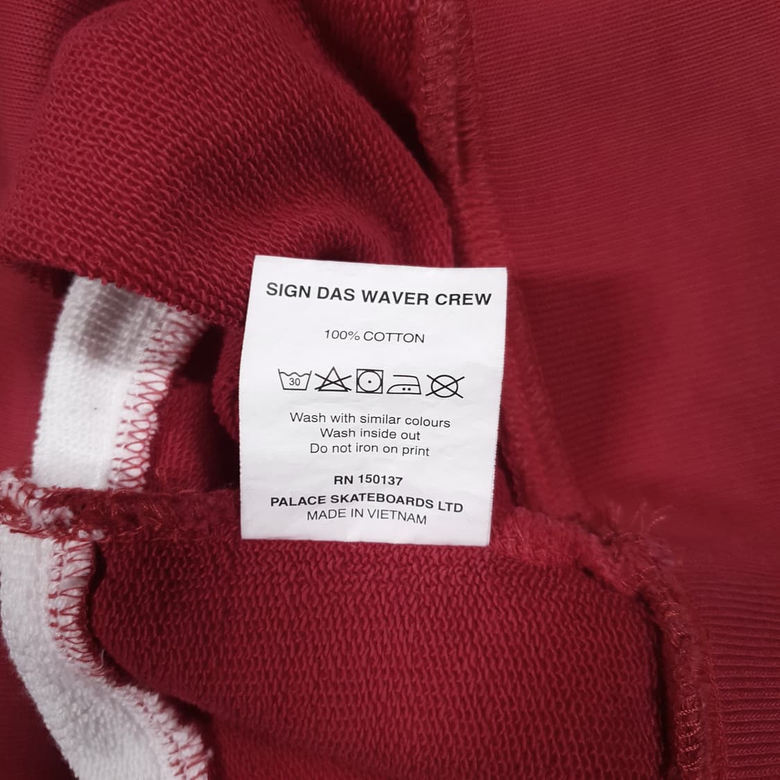 XL) 팔라스 사인 다스 웨이버 크루넥 프렌치테리 맨투맨 스웻셔츠 상품이미지5
