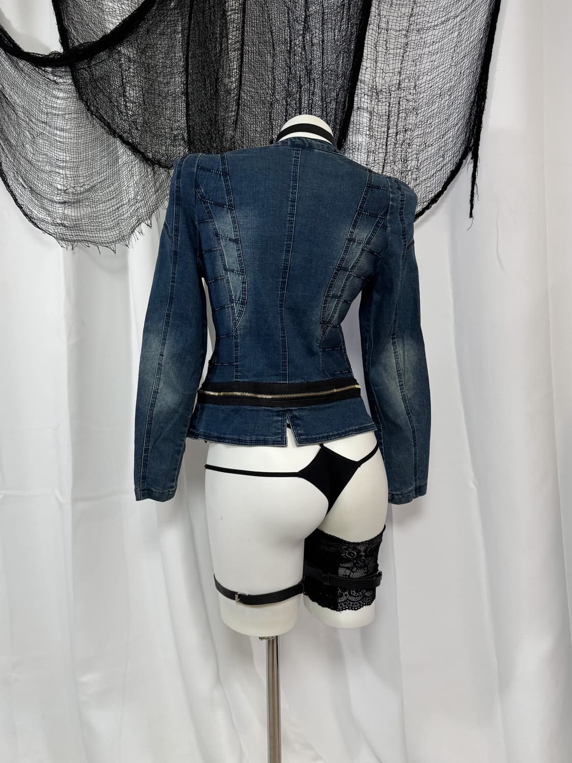 denim zipper jacket 상품이미지3