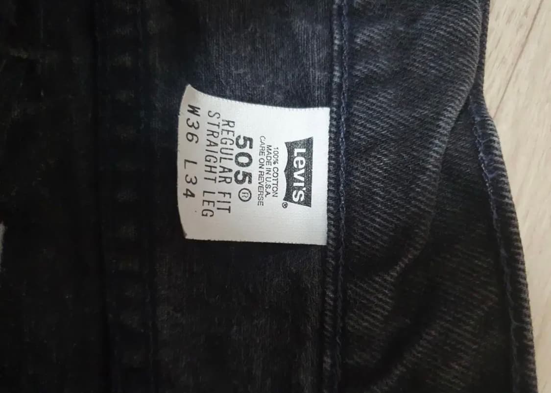 90s 리바이스 505 오렌지택 36 34 상품이미지5