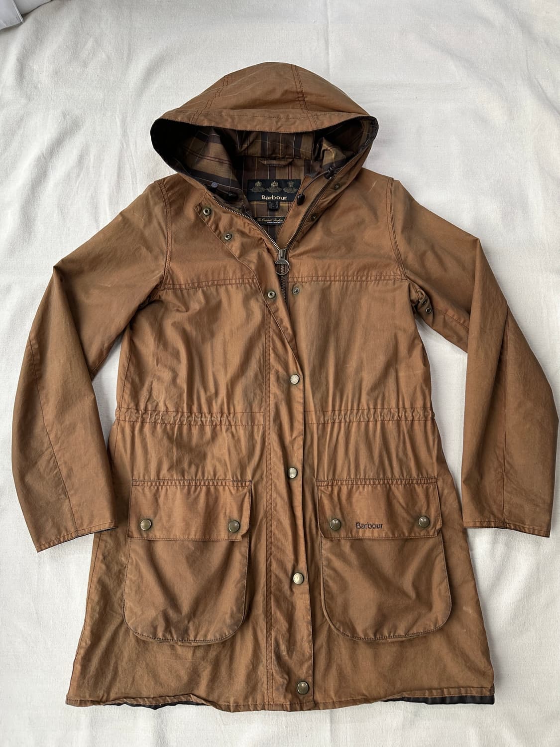 바버 여성 클래식 더럼 왁스 자켓 브라운 10 상품이미지1