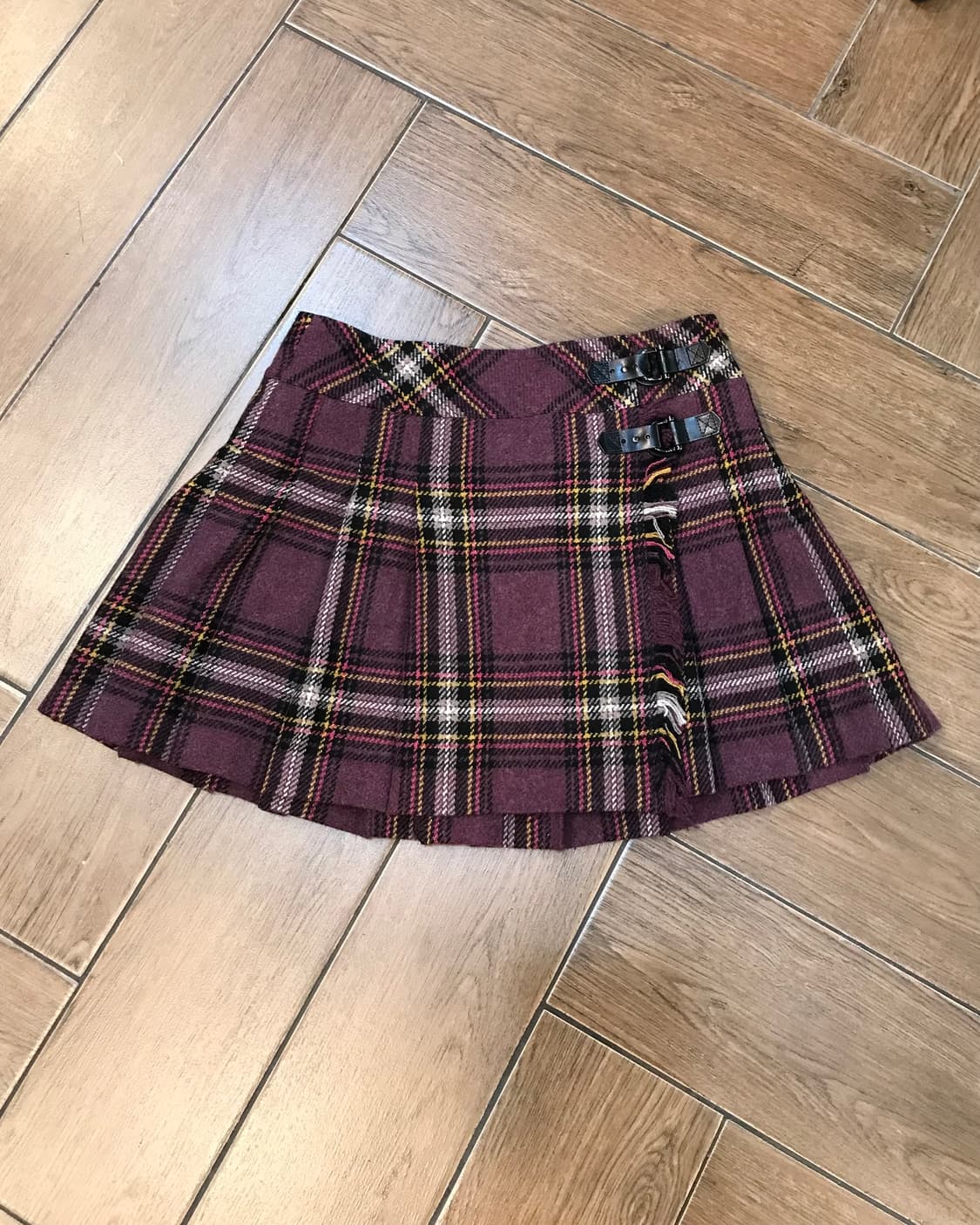 버버리 블루라벨 노바체크 플리츠 스커트 상품이미지5