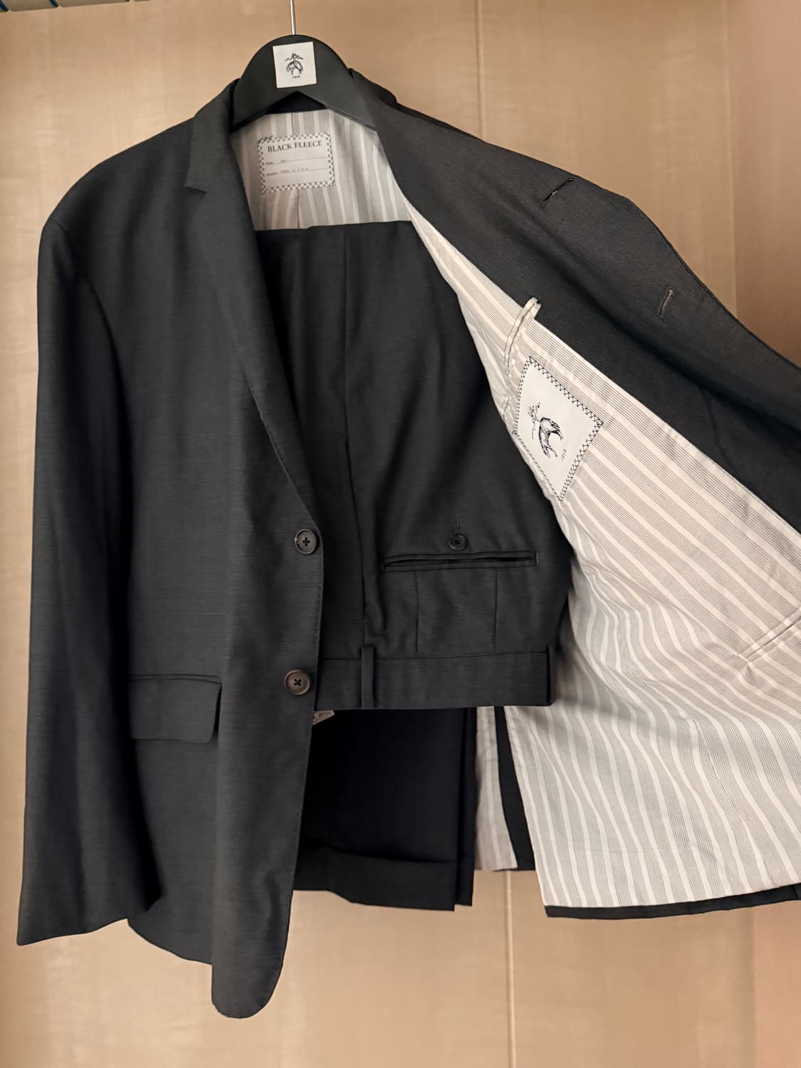 브룩스브라더스 블랙플리스 by 톰브라운 차콜수트 BB4 상품이미지2