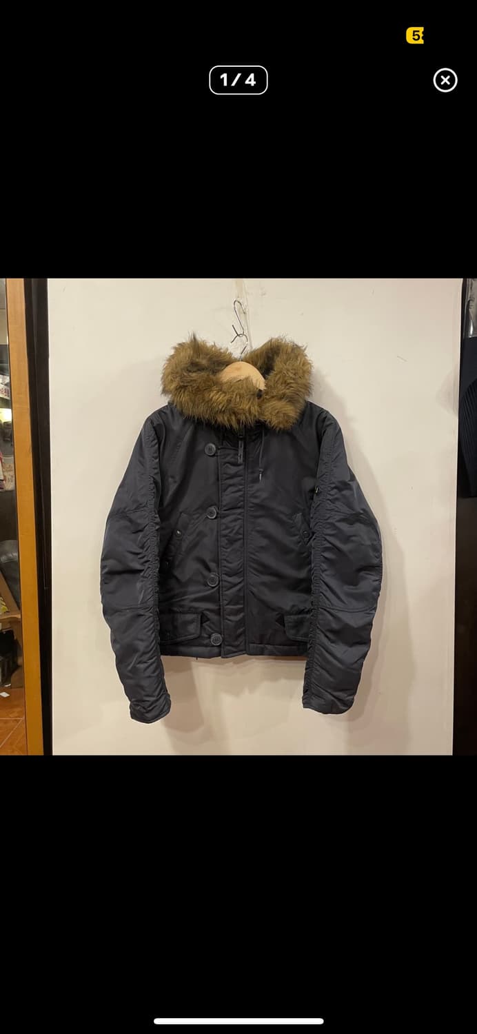 알파인더스트리 리메이크 크롭봄버 M 상품이미지4