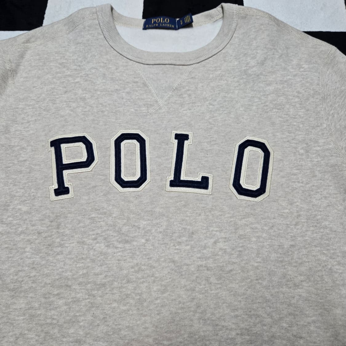 S 폴로랄프로렌 스펠아웃 스웻셔츠 오트밀 상품이미지2
