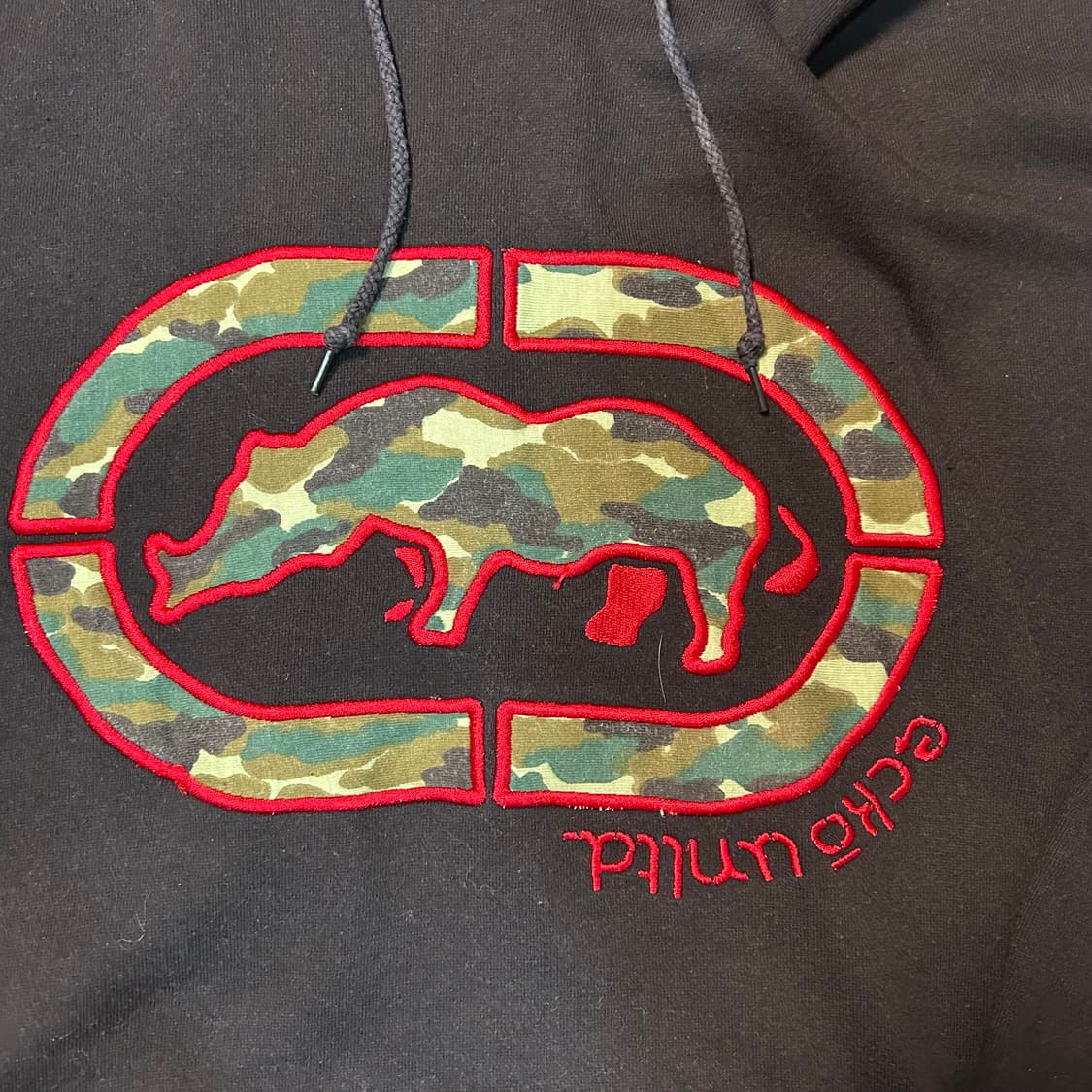 [2XL] 에코 언리미티드 카모 로고 후드티 상품이미지3