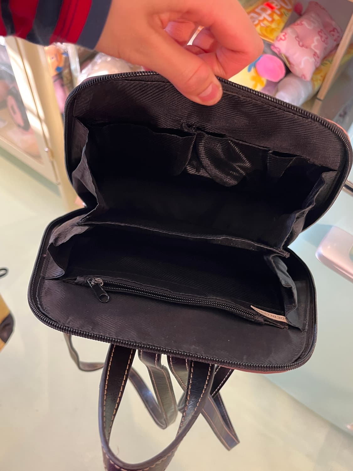 큐빅 강아지 프린팅 백팩 상품이미지5