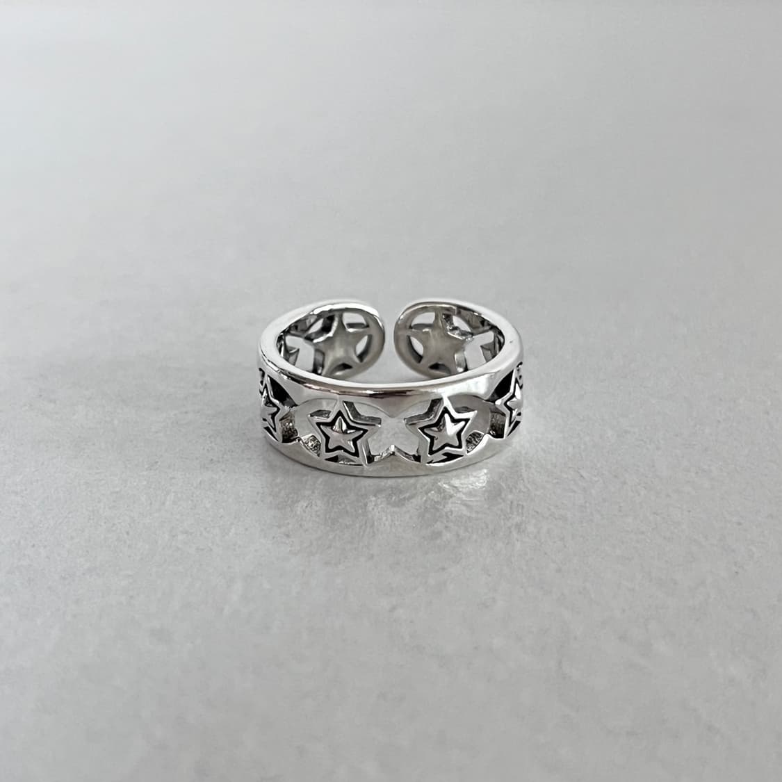 스타 오픈 반지 상품이미지1