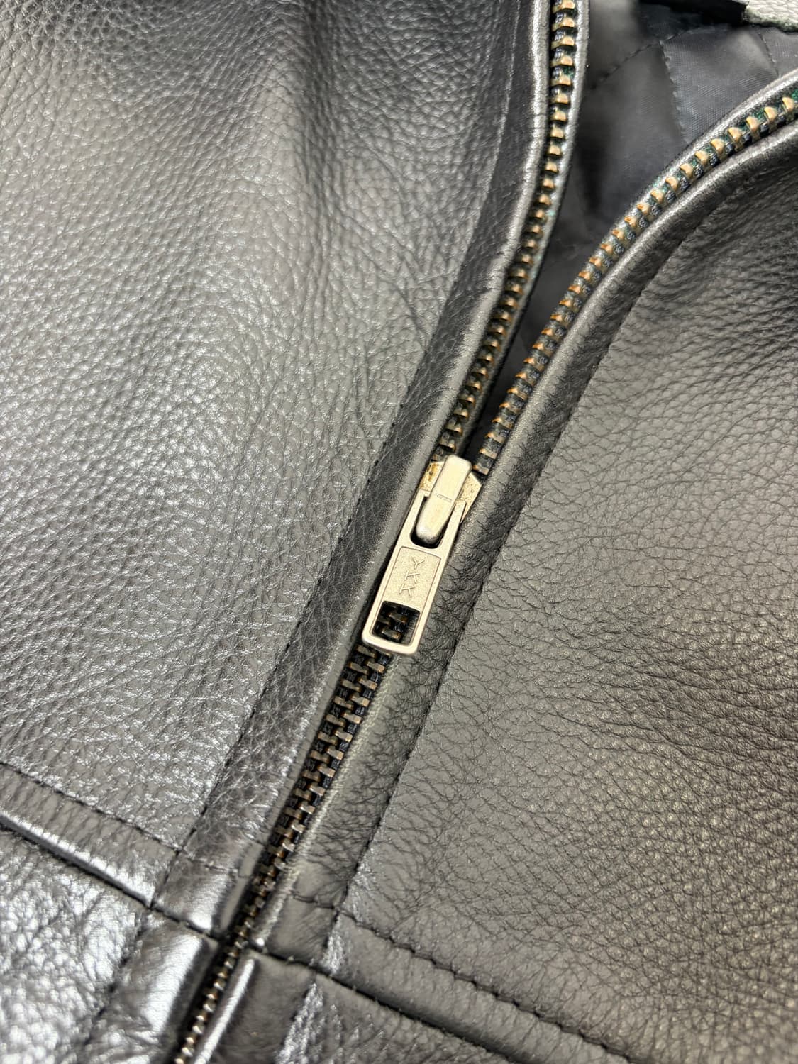 00s J.crew Leather Coat (black) 상품이미지7