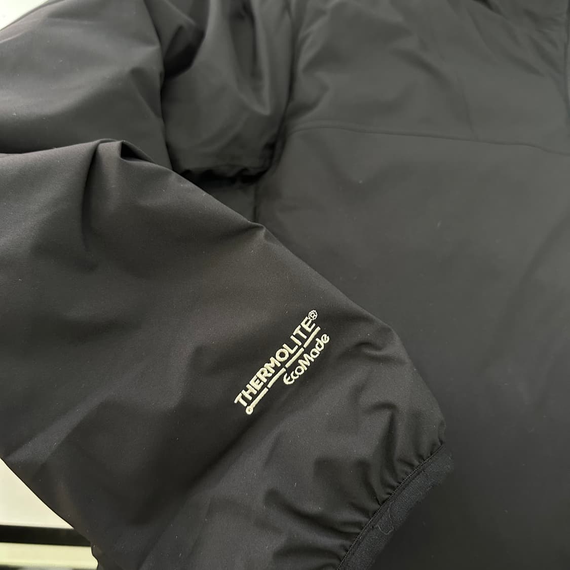 L 네파 블랙 후드 경량패딩점퍼 상품이미지7