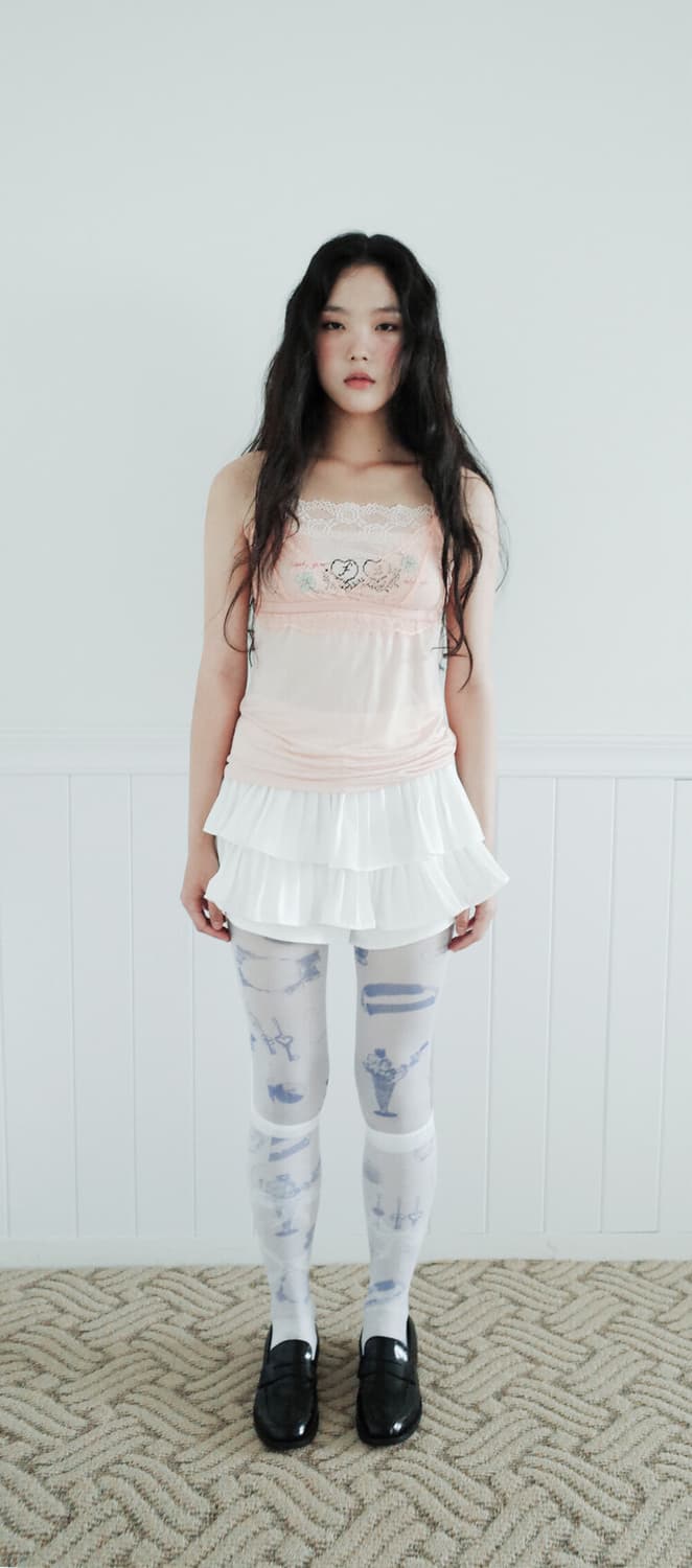 샵페어리 스커트 pleats layered skirt+pants S사이즈 상품이미지2