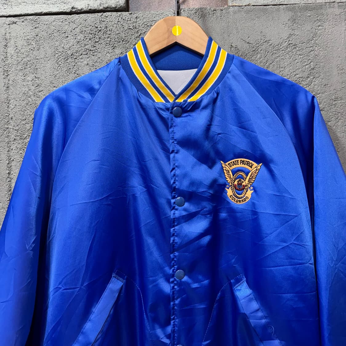 80s Dunbrooke Pla-Jac 나일론 바시티 자켓 (L) 상품이미지2