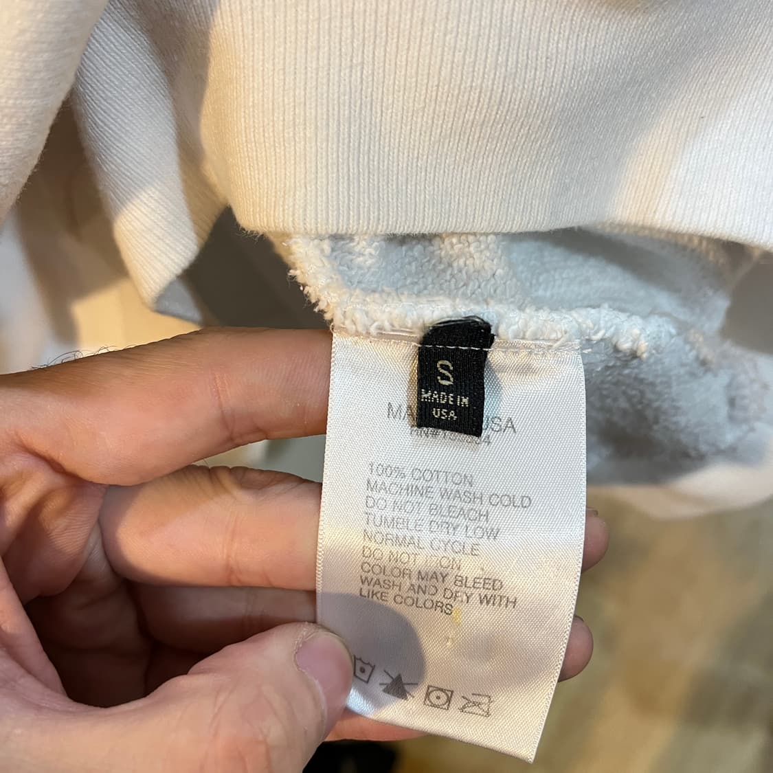 CPFM X KIDS SEE GHOST 맨투맨 화이트 스몰 상품이미지8