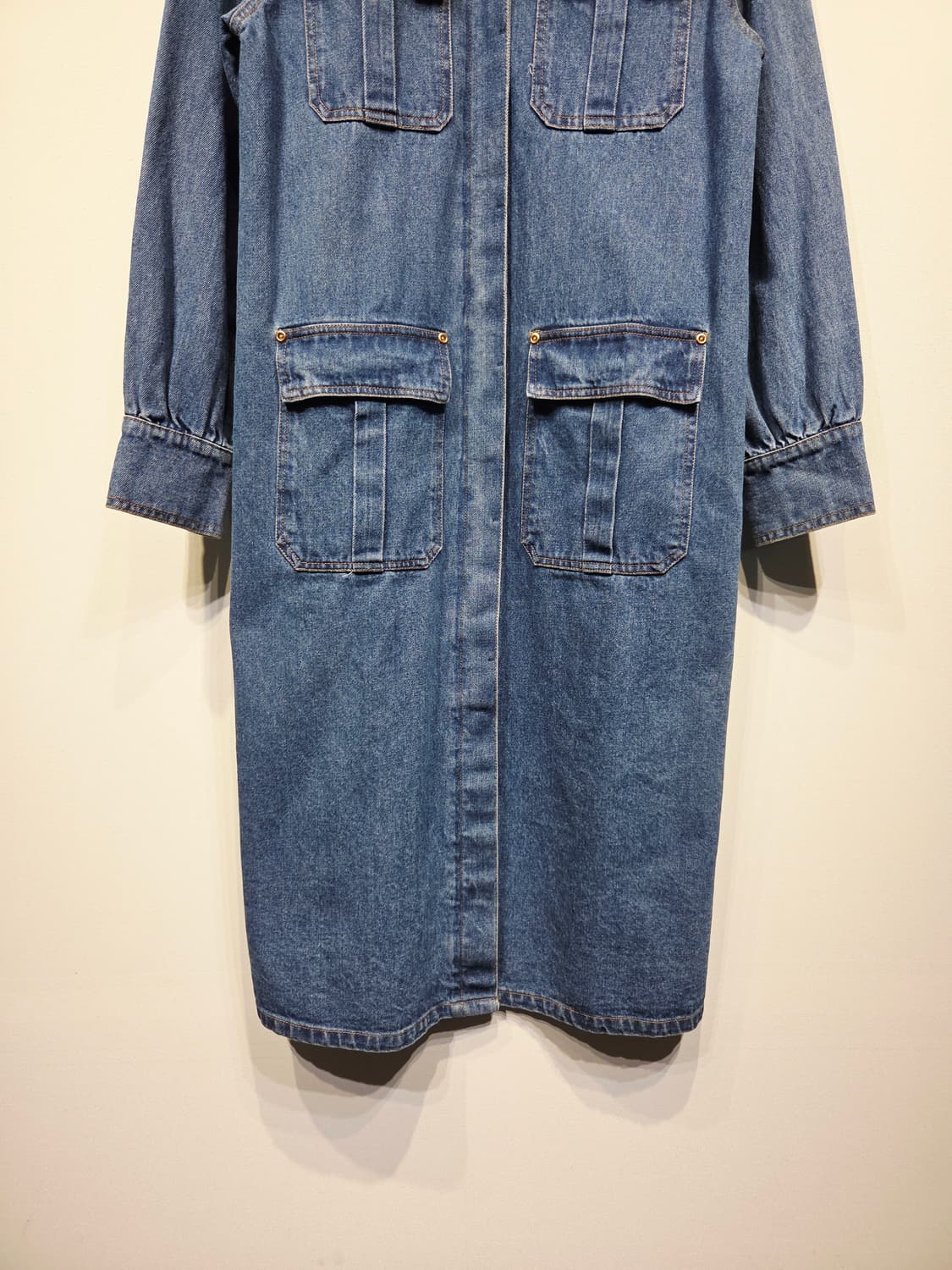 JESSI NEW YORK 제시뉴욕 데님 롱 셔츠 원피스/자켓 상품이미지4