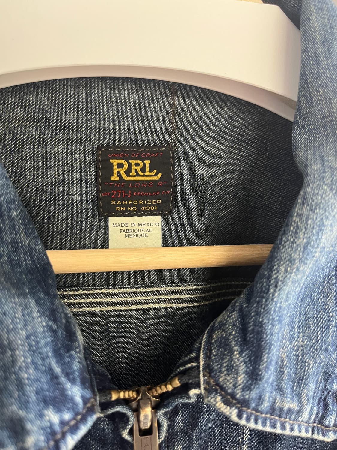 RRL 레이튼 데님 자켓 (M) 상품이미지7