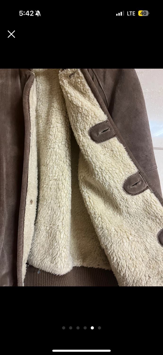 남녀공용) 빈티지 가죽무스탕 (vera pelle인증) 상품이미지5