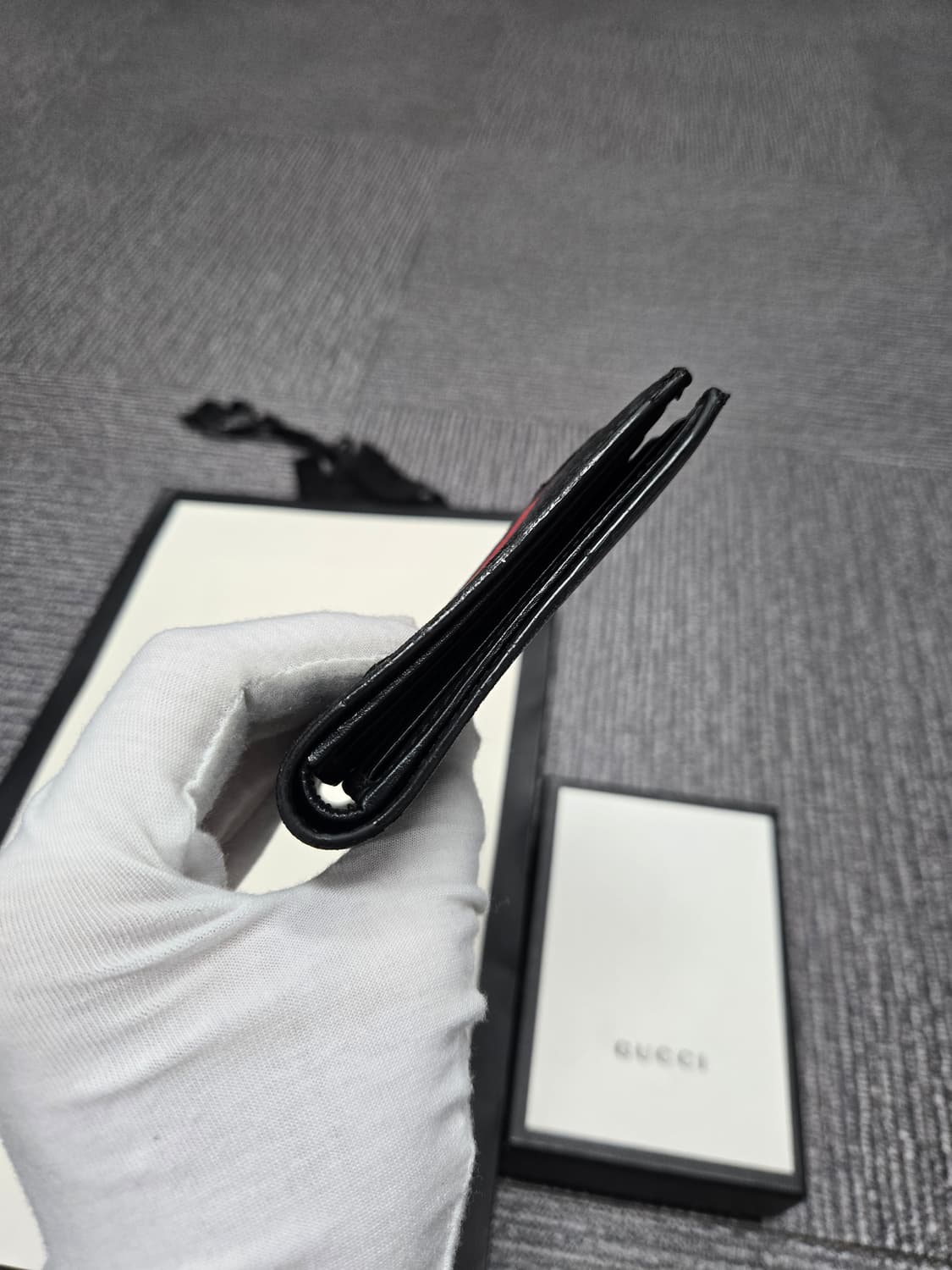 [특가][정품] 구찌 웹삼선 반지갑 상품이미지4