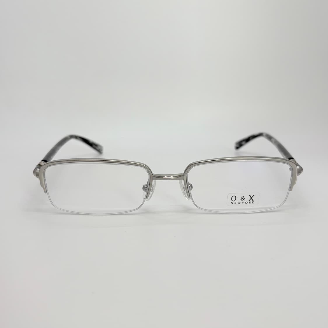 O&X 오앤엑스 실버 스퀘어 반무테  상품이미지2