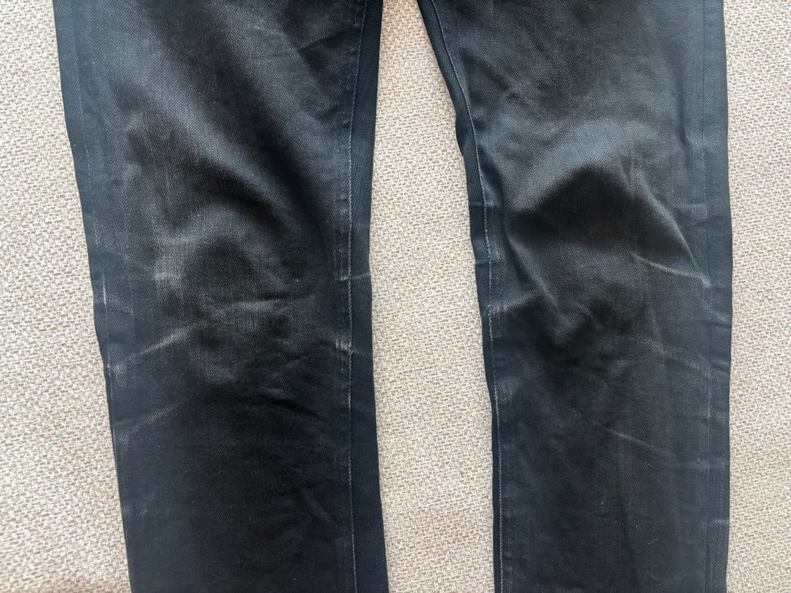 빈티지 버버리 블랙라벨 블랙 슬림핏 진 73 상품이미지5