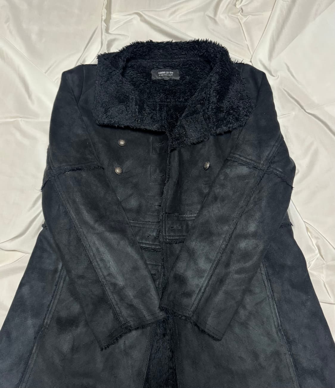 “Comme Ca lsm” black fur coat 상품이미지3