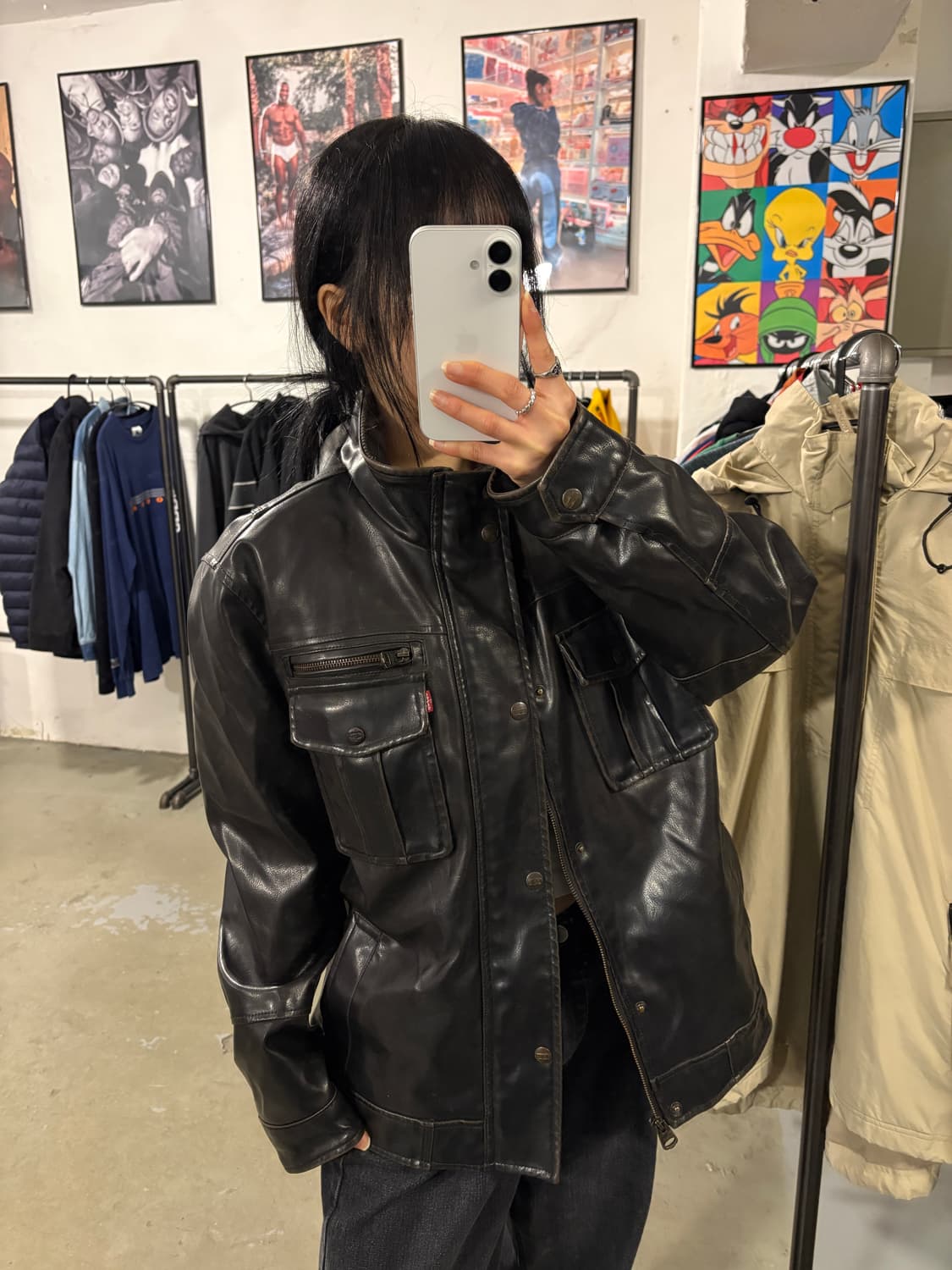 리바이스 가죽자켓 상품이미지3