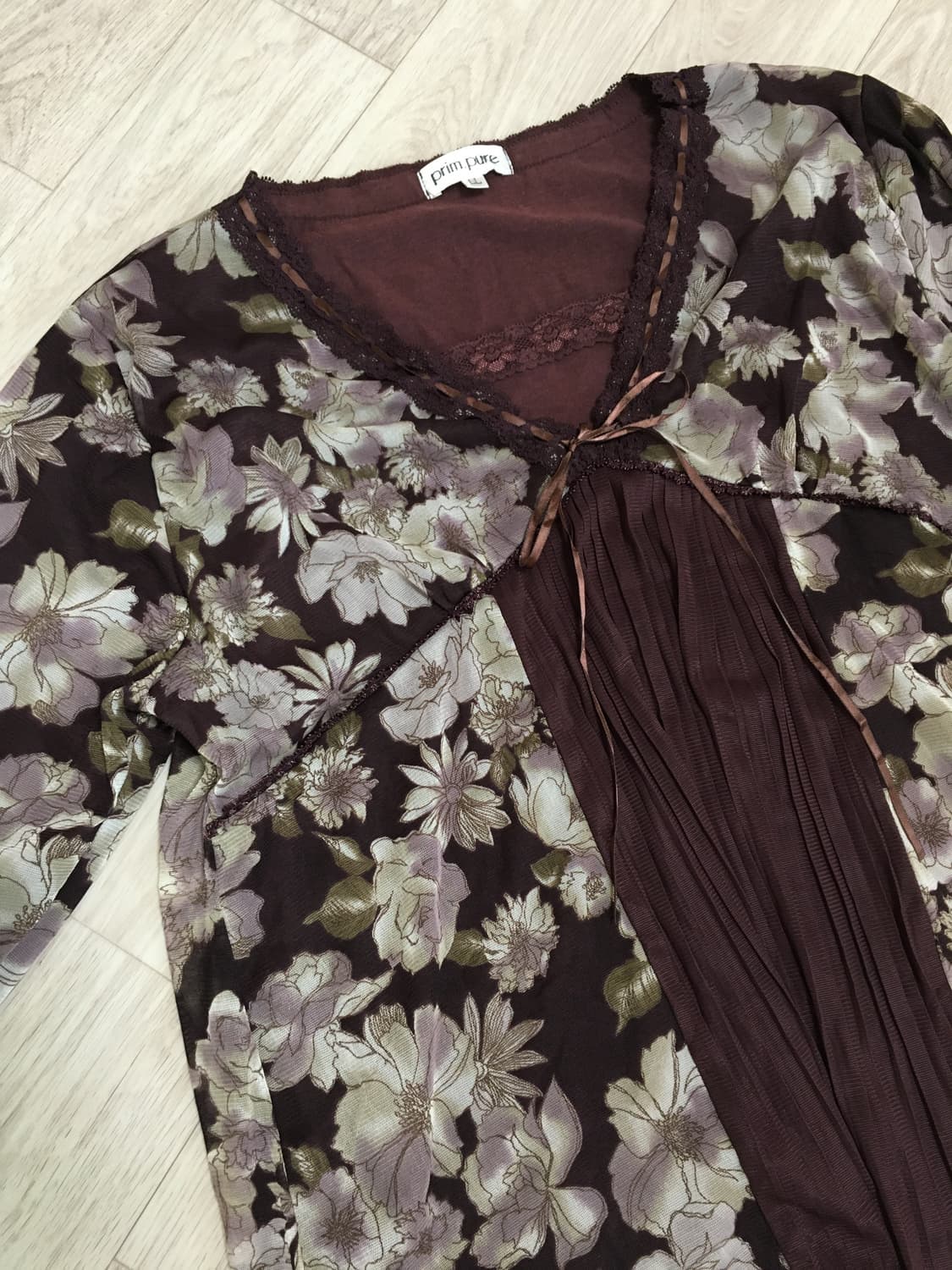 앤티크 고풍빈티지 플라워 슬리브 상품이미지3