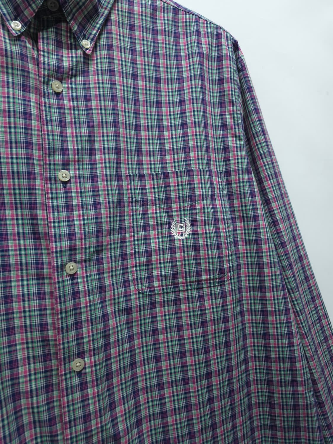 챕스 체크 패턴 버튼다운 빅셔츠(~110) 상품이미지5