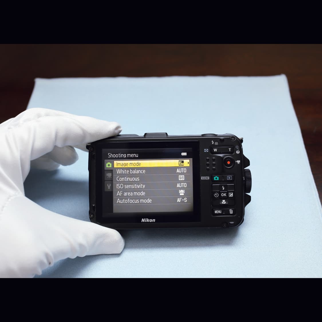 레어<준민트급> 쿨픽스 aw100 (aw110) 화이트 빈티지 디카 상품이미지7