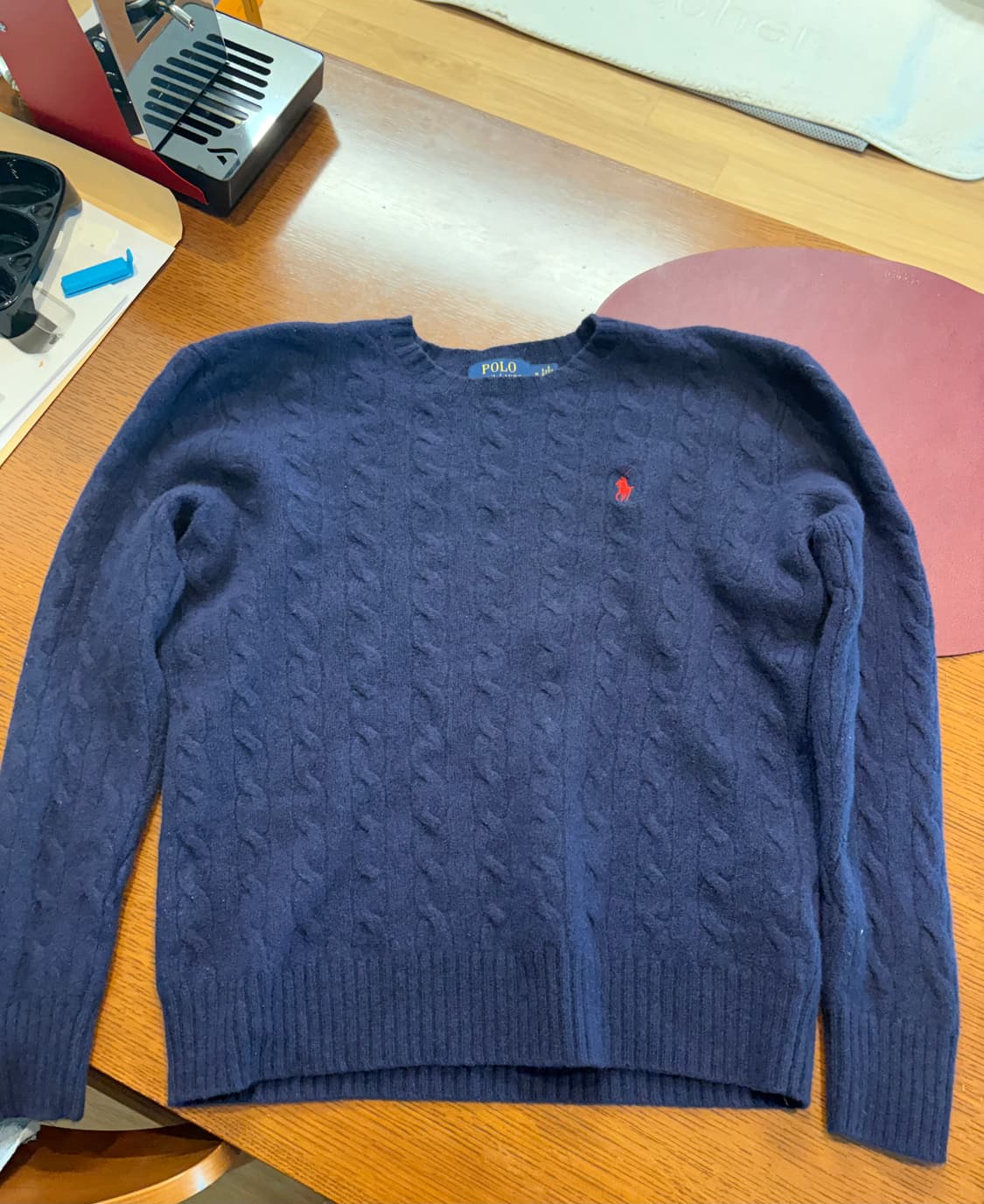 폴로 랄프로렌 네이비 니트 M 상품이미지1