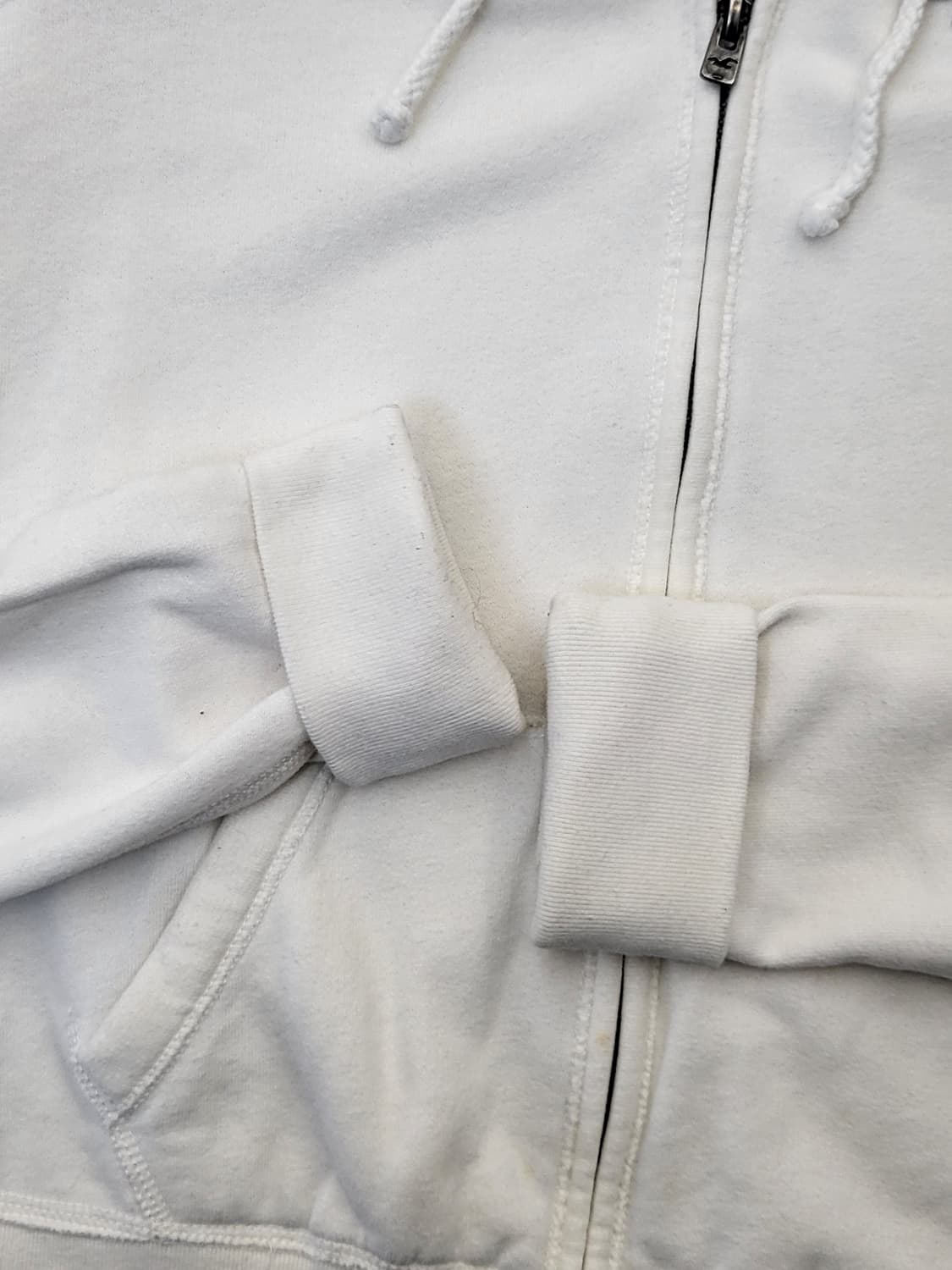 홀리스터 Cali Love 흰색 후드집업 L 상품이미지5