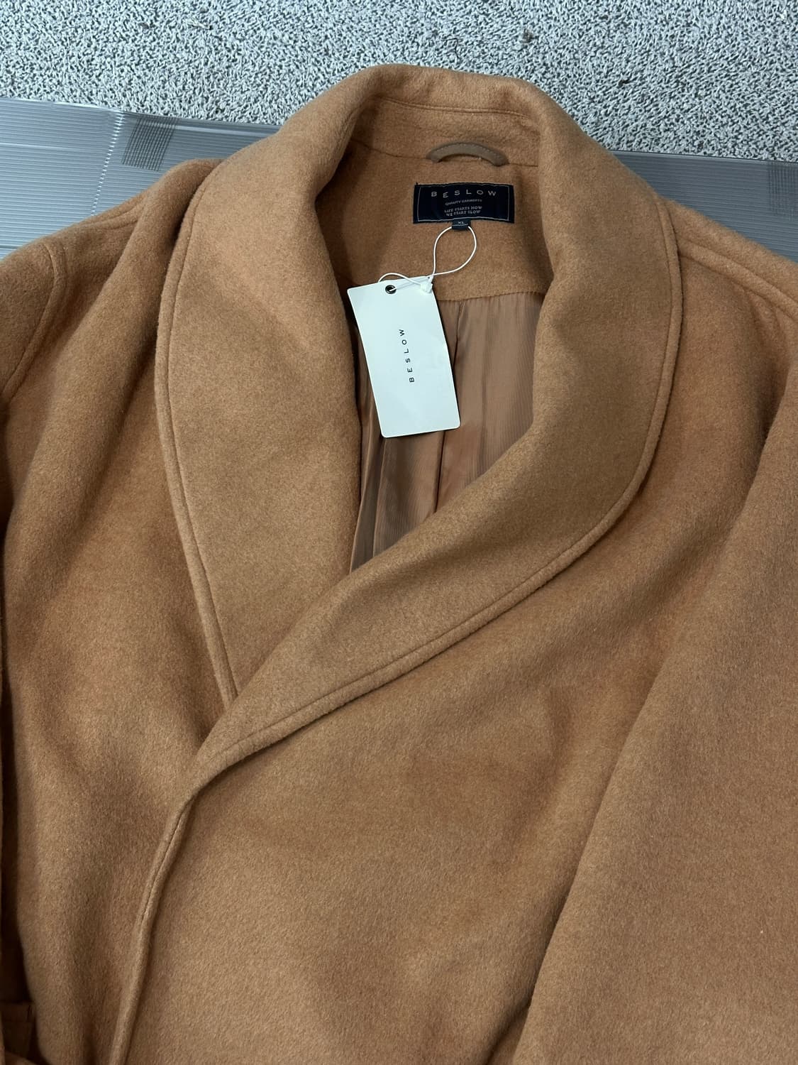 비슬로우 로브 코트 브라운 XL 상품이미지2