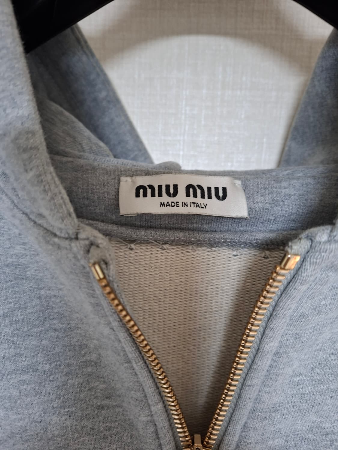 미우미우 오버사이즈 빈티지 후드집업 XL 상품이미지3