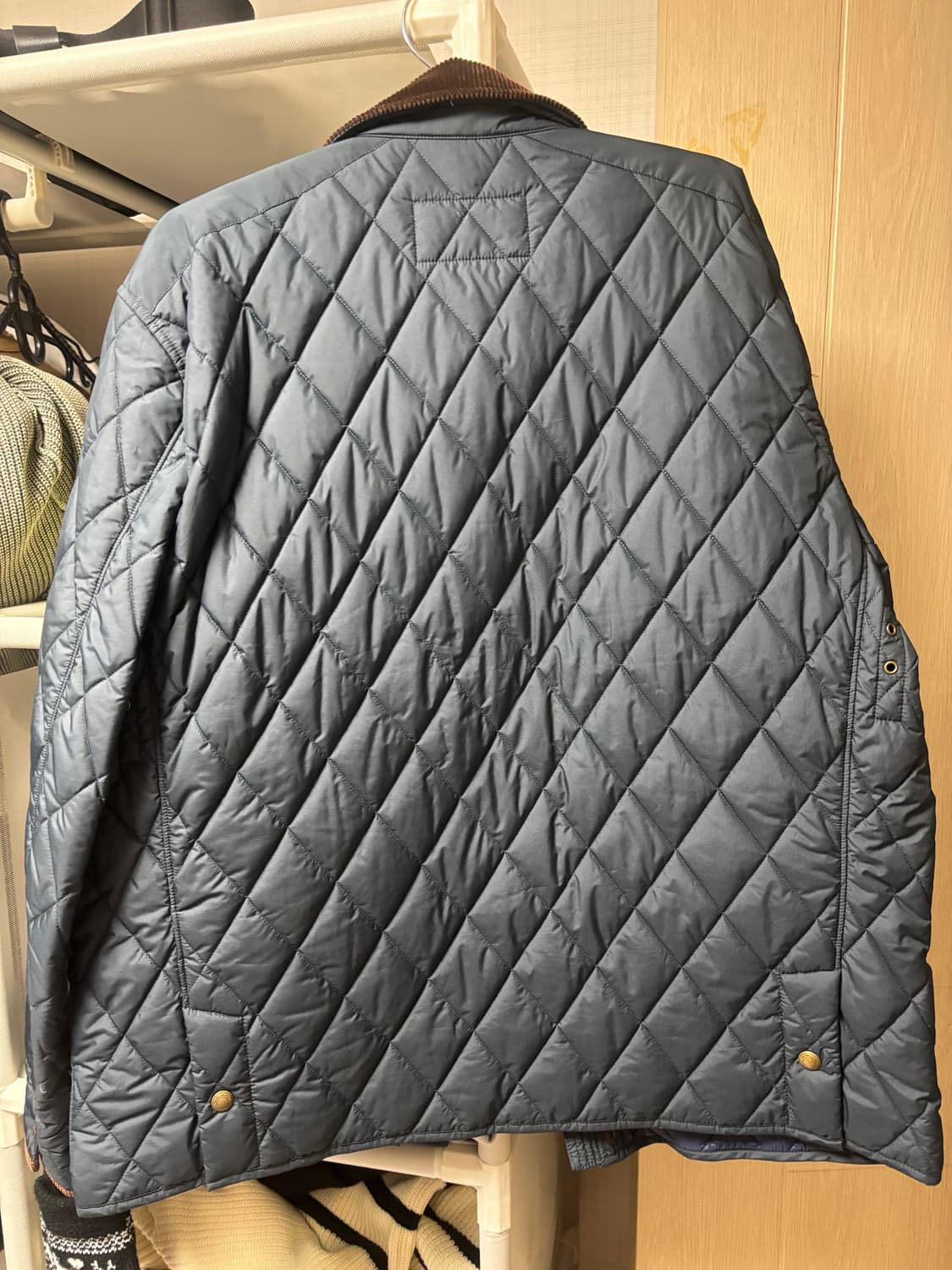 폴로퀄팅자켓 L 네이비 상품이미지4