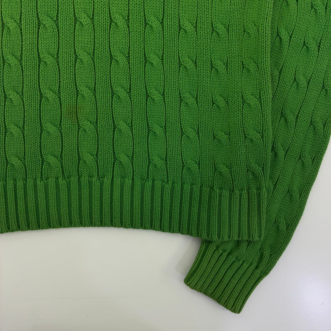 Polo  폴로 랄프로렌 자수 코튼 우먼스 꽈배기 니트 상품이미지4