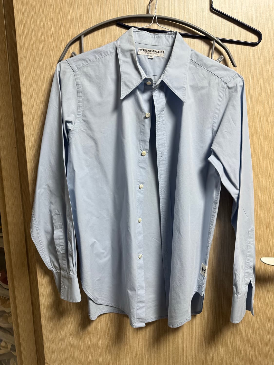 헤리티지플로스 타입라이터 스카이블루 셔츠 팝니다 상품이미지1