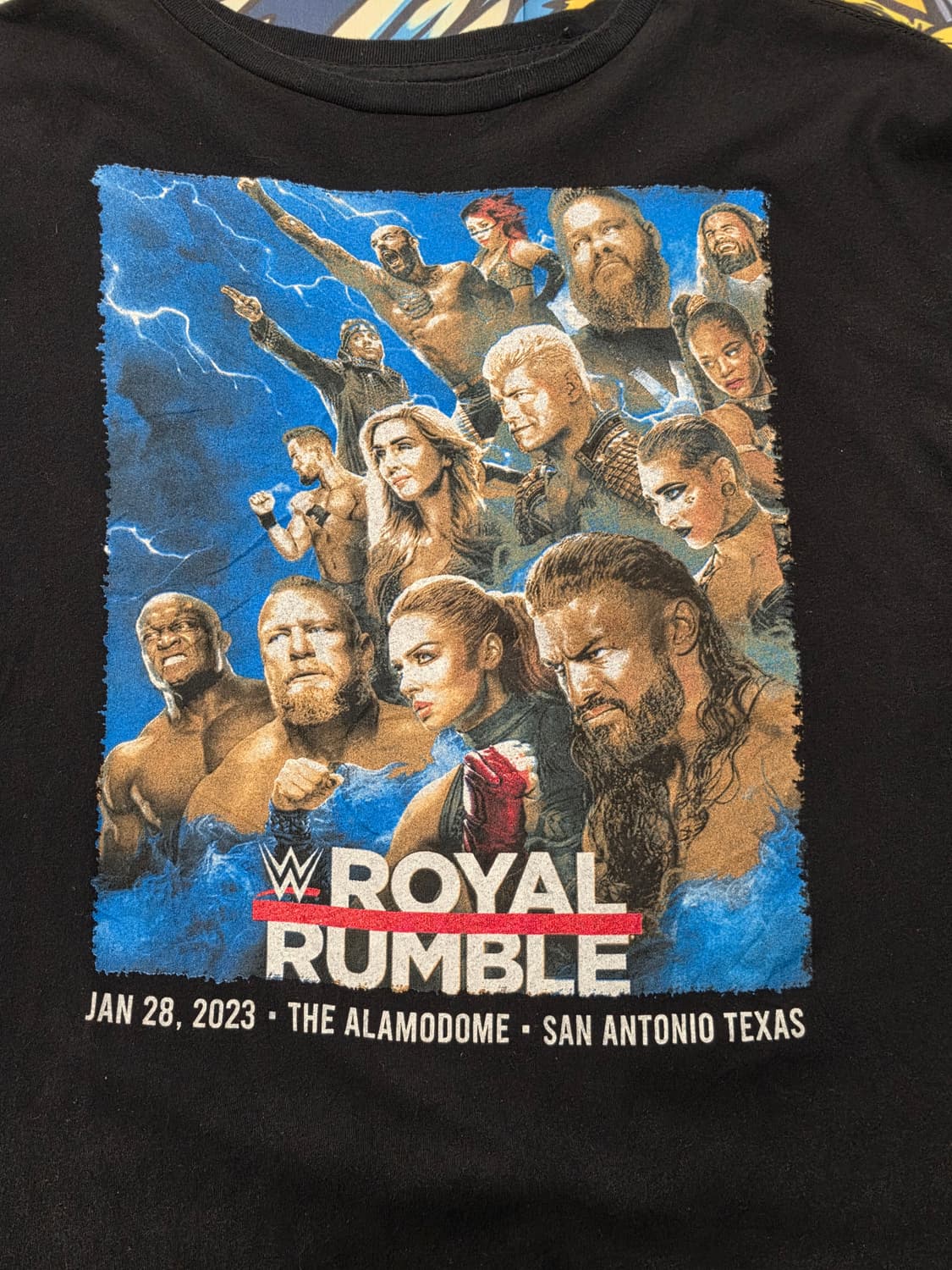 WWE 2023 ROYAL RUMBLE 머천다이즈 반팔 L 상품이미지3